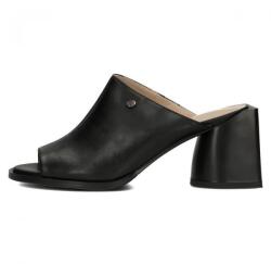 Filippo Papuci dama, negru, eleganti, din piele naturala, cu toc, Filippo DK4446-23-BK-Negru (Marime: 39) (DK4446-23-BK-Negru-39)