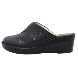 Nicolis Saboti dama, negru, din piele naturala, casual, cu platforma, Nicolis 173367-Negru (Marime: 37) (173367-Negru-37)