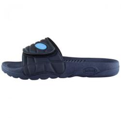 Scholl Papuci, albastru inchis, ortopedici, din PVC, cu talpa joasa, Scholl Nautilus-F24354-1040-Albastru-Inchis (Marime: 38) (Nautilus-F24354-1040-Albastru-Inchis-38)