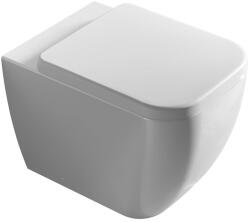 Hatria Vas WC stativ Hatria, Bianca, back to wall, rimless, alb (01Y3AL01) - klassconfort