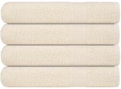 vidaXL Кърпи FROGN 4 бр. кремави 100x200 см 360 г/м2 (137011)