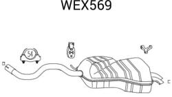 QWP Toba esapament finala QWP WEX569 (WEX569)