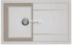 Elleci ELLECI- Mosogatótálca Life 300 79x50 Granitek 1m. +cseppt. G39 Bianco soft (LG230039) - webmuszaki