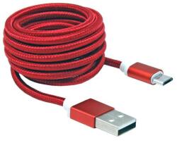 SBOX Blister Micro USB Kábel, 1.5 m, Piros