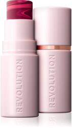 Makeup Revolution Skin Silk Blush Stick krémes arcpirosító stift árnyalat Berry Pink Marble 4.5 g
