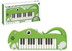 Funmuch Elektronikus szintetizátor - Dinoszaurusz, zöld (328-50)