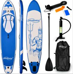 Physionics Placă cu vâsle gonflabilă + accesorii, 305 cm (SUP01-bl)