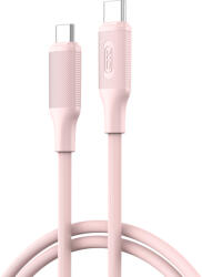 XO kábel NB-Q265B PD USB-C - USB-C 1, 0m 60W rózsaszín