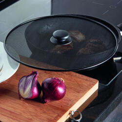 Baker's Secret Fröccsenésgátló fedő - 29 cm - fekete (56263)