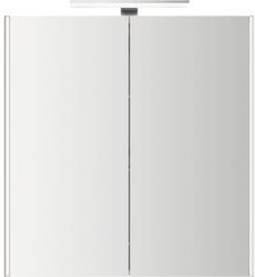 Jokey Plastik Sohland Dulap baie cu oglindă Jokey ALU 65x68 cm aluminiu 2 uşi iluminare LED (124512010-0110)