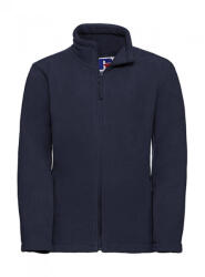 Russell Europe Gyerek hosszú ujjú kabát Russell Europe Kids' Full Zip Outdoor Fleece L (128/7-8), Sötétkék (navy)