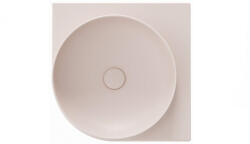 RAVAK Yard 45 C kerámiamosdó Alabaster Pink, túlfolyó furat nélkül (XJX0G045000)