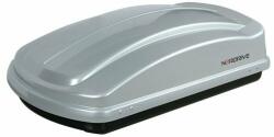 Nordrive Box 330 - ABS tetőbox, 330L - Fényes ezüst