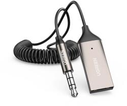 UGREEN AUX autós Bluetooth adapter, 10 m hatótáv - Fekete