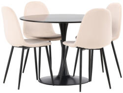  Étkezőgarnitúra Dallas 4163 (Bézs + Fekete)