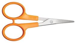 Fiskars Olló, körömvágó, 10 cm, hajlított, FISKARS "Classic", narancssárga (1000813) - nyomtassingyen