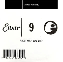 Elixir . 009 Plain Steel Single acélhúr - szálhúr