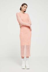 HUGO BOSS ruha - narancssárga L - answear - 60 990 Ft