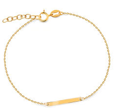 Heratis Forever Arany karkötő személyre szabható lemezzel IZ20215HR