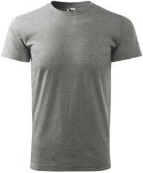 MALFINI Tricou Heavy New - Gri închis prespălat | M (1371214)