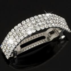 HARAHU LU-38322 hajcsatt - Ezüst/Kristály KP38322