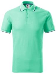 MALFINI Férfi galléros póló Focus - Menta | 2XL (2329517)