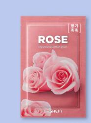 The Saem Mască naturală cu trandafir Natural Rose Mask Sheet - 21 ml / 1 buc Masca de fata