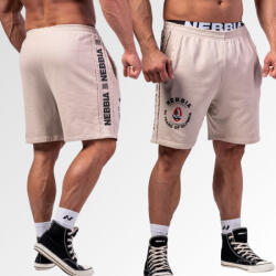 NEBBIA - Washed melegítő short LEGEND 786 (light grey) (XXL) - NEBBIA