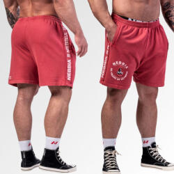 NEBBIA - Washed melegítő short LEGEND 786 (red) (L) - NEBBIA