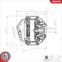 ESEN SKV Uloženie, motor ESEN SKV 75SKV292 (75SKV292)