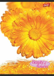  Virág - Flowers A4 kockás füzet, Sárga Virág (COR_2021_UNFLO432K_sarga)