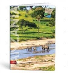  City Travel A4 kockás füzet, Elefánt (1 db) (LI_2021_18312_afrika)