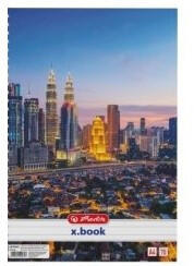  City - Herlitz Amerika kockás füzet, Amerika, A4/87-32 (H_09542457_2021_am)