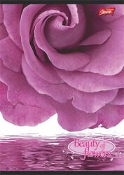  Virág - Flowers A4 kockás füzet, Pink rózsa (COR_2021_UNFLO432K_rozsa)