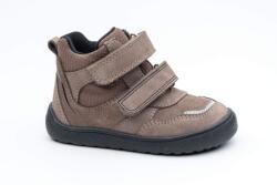 Protetika pantofi barefoot băieți cu membrană BANET BROWN | încălțăminte pentru copii cu velcro pentru toate anotimpurile | pantofi maro din piele, fără arcadă, cu talpă flexibilă - 22