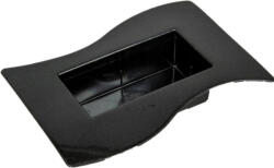  Műanyag tál grafit szürke Szafari M5x24X12cm