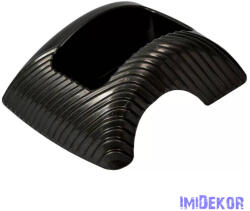  Műanyag domború mintás tál 22x16x8cm - Grafit