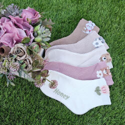 Aura Via Kislány sportos bordás pamut zokni szett - 5 pár/cs 28-31 97400