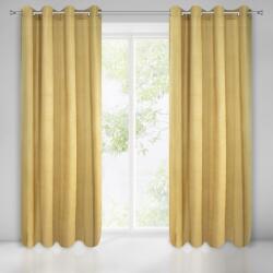 Takoy Draperie CLARISA DIVA LINE cu structură de catifea reiată și imprimeu argintiu
