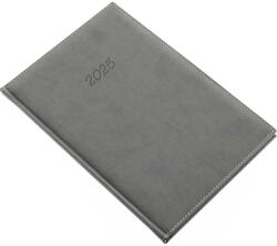 Realsystem Határidőnapló Bolero B/5, heti krémszínű lapokkal szürke Realsystem 2026 (19077)