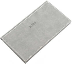 Realsystem Zsebnaptár fekvő Bolero, krémszínű lapokkal szürke Realsystem 2026 (19053) - irodaszerpiac