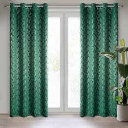 Takoy Draperie opacă POLI de tip blackout cu imprimeu geometric argintiu DESIGN 91