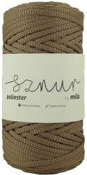 Polyester Sznur 5 mm lapos - 37 mokka (8007)
