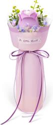 Rolife Puzzle 3D, Buchet violet, plastic, Rolife, 54 piese