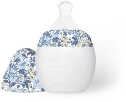 Elhée Biberon din silicon 150 ml - Liberty Honey Dew Blue - Elhée