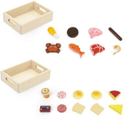 Viga Toys Set alimente de frigider din lemn, viga (44525) - bekid