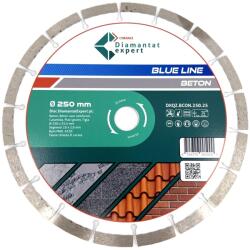 CRIANO Disc DiamantatExpert pt. Beton, Materiale constructii 250x25, 4 (mm) taiere uscata sau umeda, Blue Line Profesional - DXQZ. BCON. 250.25 (DXQZ.BCON.250.25) - zoomzi Disc de taiere