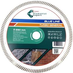CRIANO Disc DiamantatExpert TURBO pt. Beton Ranforsat Usor, Materiale de constructii 230x25, 4/22.23(ring) (mm) taiere uscata sau umeda, Blue Line Profesional - DXQZ. BTGU. 230.25-22 (DXQZ.BTGU.230.25-22) -  Disc de taiere