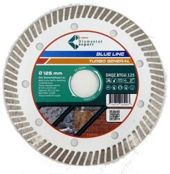 CRIANO Disc DiamantatExpert TURBO pt. Beton Ranforsat Usor, Materiale de constructii 125x22.23 (mm) taiere uscata sau umeda, Blue Line Profesional - DXQZ. BTGU. 125 (DXQZ.BTGU.125) - zoomzi Disc de taiere
