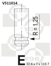 BGA Zawor Wydechowy (v511014)